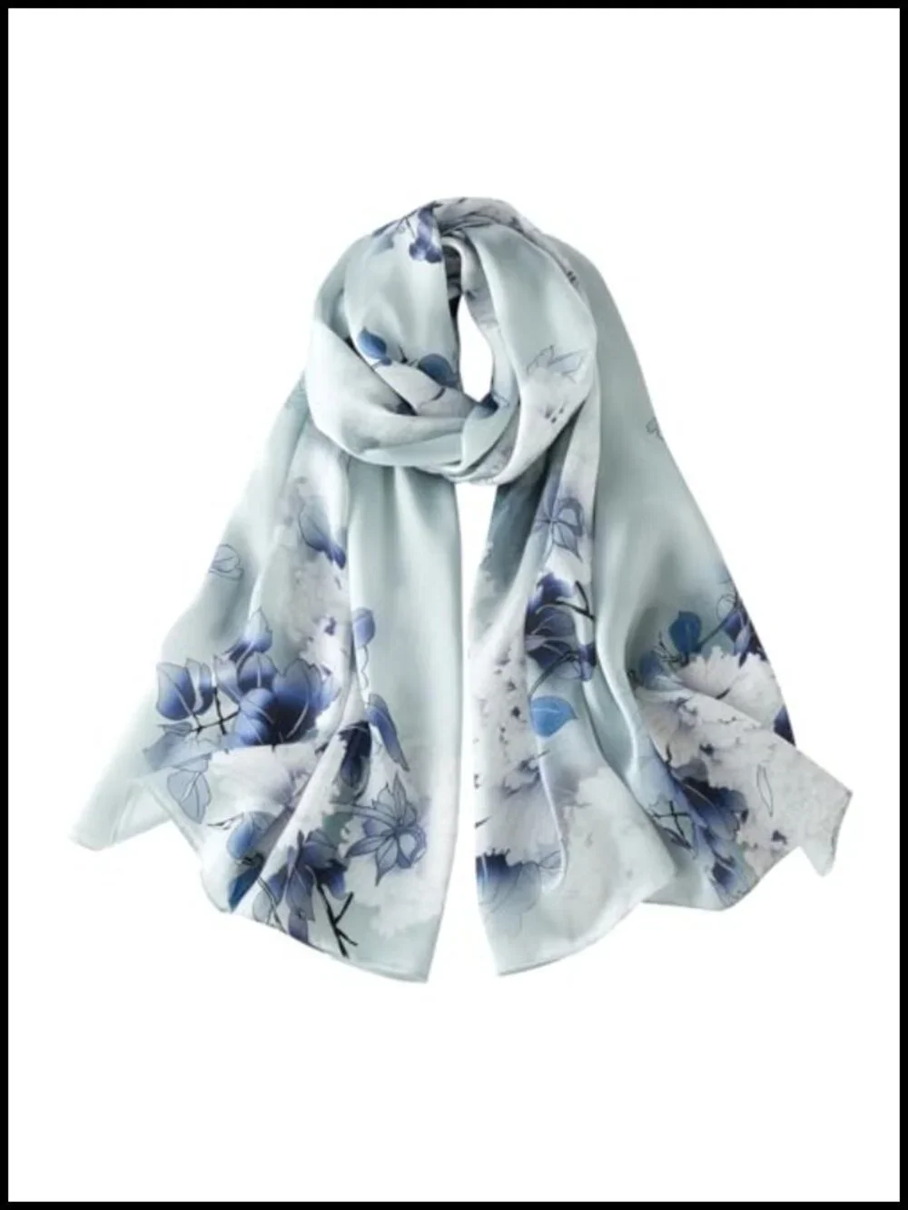 Large Silk Scarf for Women Hair Shawls and Wraps Evening Dresses Travel Scarf